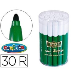 Rotulador Carioca Jumbo 30u. verde