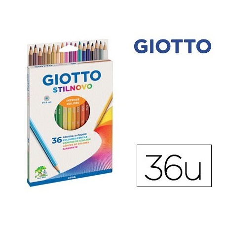 Llapis de colors Giotto Stilnovo 36 colors assortits