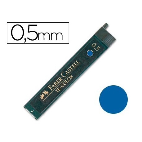 Mines Faber de colors 9085 0,5mm blau 12u.