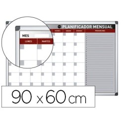 Planning magnètic Bi-office mensual 90x60cm