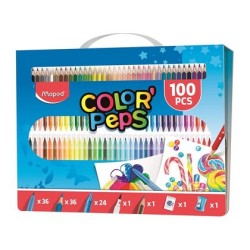 Estoig pintura Maped color peps kit 100 peces