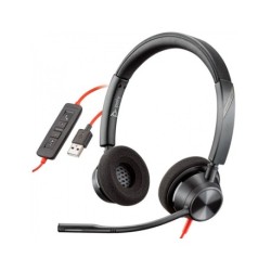 Auricular Plantronics Blackwire 3320 biaural USB amb micròfon.