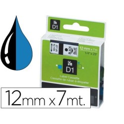 Etiquetes Dymo D1 negre/blau. S0720560.