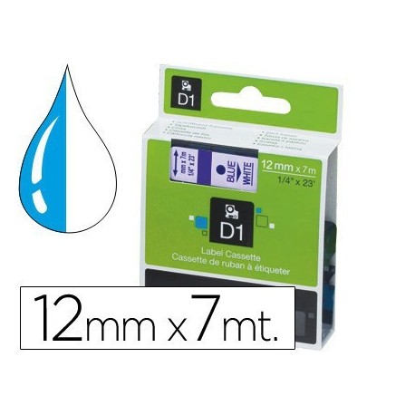 Etiquetes Dymo D1 blau/blanc. S0720540.