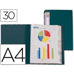 Carpeta 30 fundes personalitzable A4 verd