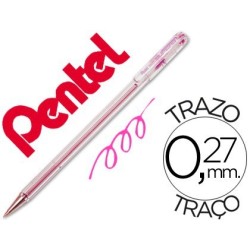 Bolígraf Pentel Superb BK77 rosa