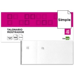 Talonari taulell 60x145mm tl02 blanc amb matriu