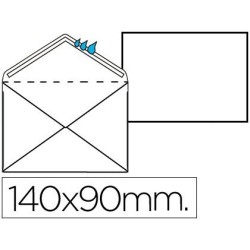 Sobre nº1 blanc registre extra 90x140mm 100u.