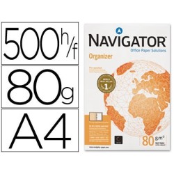 Paper multifunció Navigator Organizer A4 80gr. 500 fulls 4 forats