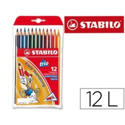 Llapis de colors Stabilo Trio Thick 12u.