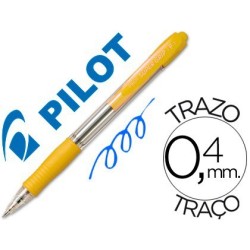 Bolígraf Pilot Supergrip groc