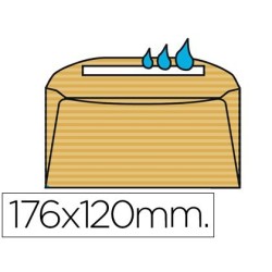 Sobre nº8 crema comercial normalitzat 120x176mm engomat 500u.