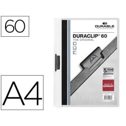 Dossier clip Duraclip 60hojas A4 blanc