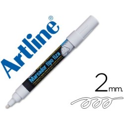 Retolador Artline pissarra EPW-4-BL blanc