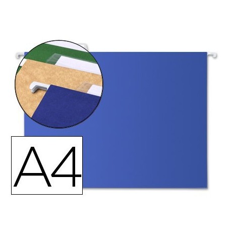 Carpeta penjant visor superior A4 blau 10u.