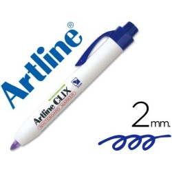 Retolador Artline Clix pissarra EK-573 blau retactil