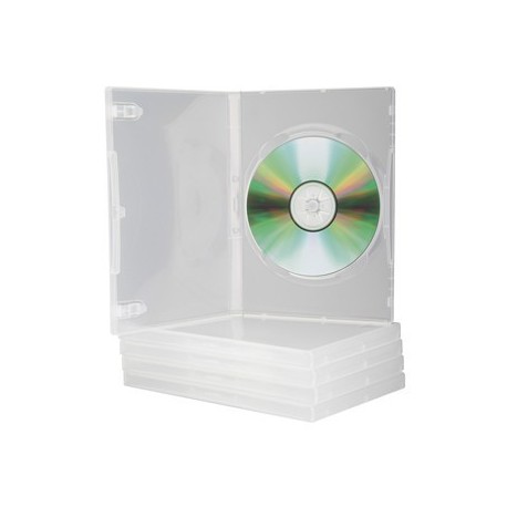 Caixa DVD transparent 5u.