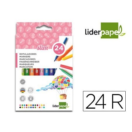 Retolador Liderpapel Slim ø2mm. 24u.