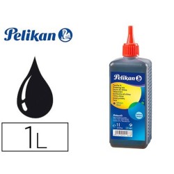 Tinta xinesa Pelikan negra 1000ml.