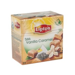 Te Lipton piràmide de vainilla i caramel 20u.