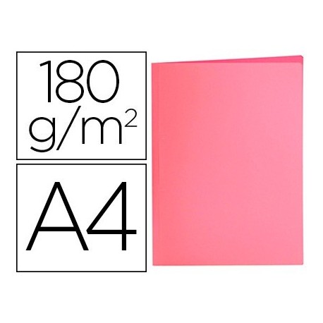 Subcarpeta A4 rosa pastís 180g. 50u.