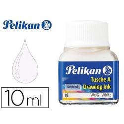 Tinta xinesa Pelikan blanc