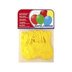 Globo pastel amarillo 20u.