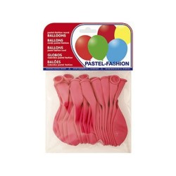 Globo pastel fucsia 20u.