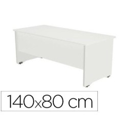 Mesa rectangular Work blanco 140x80cm.