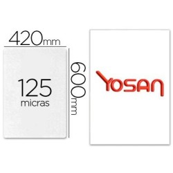 Fundes de plastificar brillant A2 Yosan 100u.