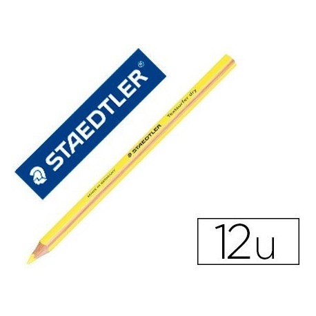 Lápiz fluorescente Staedtler Top Star amarillo 12u.