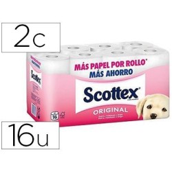 Papel higiénico Scottex original 16 rollos