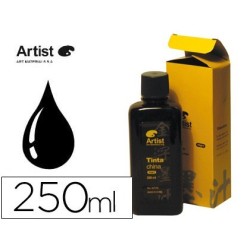 Tinta xinesa Artist negra 250ml.