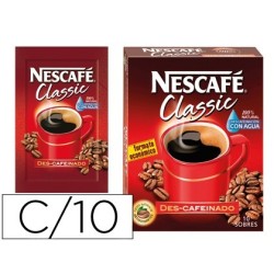 Cafè nescafe descafeïnat monodosi 10 sobres