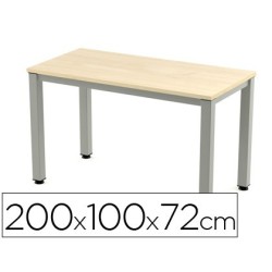 Taula rectangular Executive hagi 200x10cm.