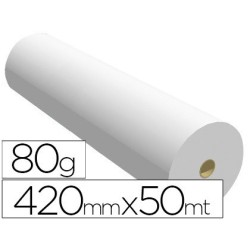 Paper reprografia per a traçador 420mmx50mt 80gr impressió ink-jet