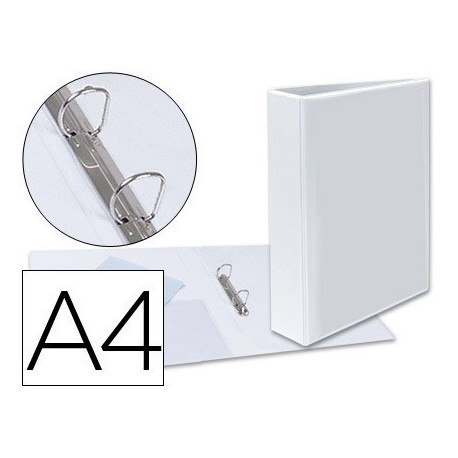 Carpeta personalitzable 2 anelles Esselte Plus A4 40mm. blanc