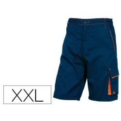 Bermuda de treball Deltaplus blau taronja talla XXL