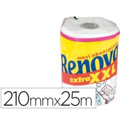 Paper de cuina renovació jumbo ultra absorbent 42g ample 210mm llarg 25m